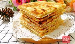 发面千层饼的做法视频,层层叠叠，香气四溢